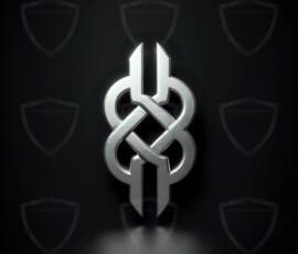 AI-generated metallic logo designs polished gold, silver, and chrome metallic symbol logos for business branding. 38 UHD logo concepts ready for your company by Art by Innovation.