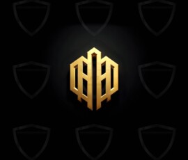 AI-generated metallic logo designs polished gold, silver, and chrome metallic symbol logos for business branding. 38 UHD logo concepts ready for your company by Art by Innovation.