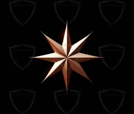 AI-generated metallic logo designs polished gold, silver, and chrome metallic symbol logos for business branding. 38 UHD logo concepts ready for your company by Art by Innovation.