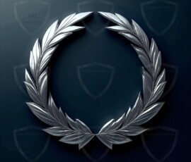 AI-generated metallic logo designs polished gold, silver, and chrome metallic symbol logos for business branding. 38 UHD logo concepts ready for your company by Art by Innovation.