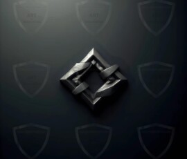 AI-generated metallic logo designs polished gold, silver, and chrome metallic symbol logos for business branding. 38 UHD logo concepts ready for your company by Art by Innovation.