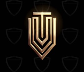 AI-generated metallic logo designs polished gold, silver, and chrome metallic symbol logos for business branding. 38 UHD logo concepts ready for your company by Art by Innovation.