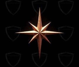 AI-generated metallic logo designs polished gold, silver, and chrome metallic symbol logos for business branding. 38 UHD logo concepts ready for your company by Art by Innovation.
