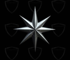 AI-generated metallic logo designs polished gold, silver, and chrome metallic symbol logos for business branding. 38 UHD logo concepts ready for your company by Art by Innovation.