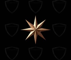 AI-generated metallic logo designs polished gold, silver, and chrome metallic symbol logos for business branding. 38 UHD logo concepts ready for your company by Art by Innovation.