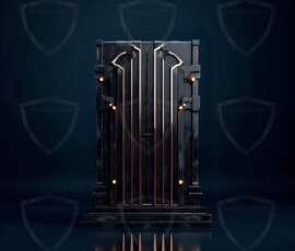 AI-generated metallic logo designs polished gold, silver, and chrome metallic symbol logos for business branding. 38 UHD logo concepts ready for your company by Art by Innovation.