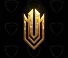AI-generated metallic logo designs polished gold, silver, and chrome metallic symbol logos for business branding. 38 UHD logo concepts ready for your company by Art by Innovation.