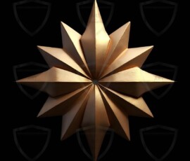 AI-generated metallic logo designs polished gold, silver, and chrome metallic symbol logos for business branding. 38 UHD logo concepts ready for your company by Art by Innovation.