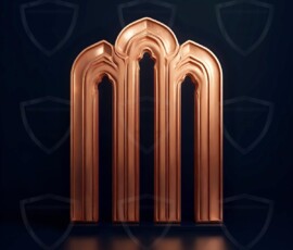 AI-generated metallic logo designs polished gold, silver, and chrome metallic symbol logos for business branding. 38 UHD logo concepts ready for your company by Art by Innovation.