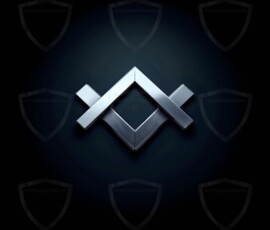 AI-generated metallic logo designs polished gold, silver, and chrome metallic symbol logos for business branding. 38 UHD logo concepts ready for your company by Art by Innovation.
