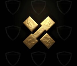 AI-generated metallic logo designs polished gold, silver, and chrome metallic symbol logos for business branding. 38 UHD logo concepts ready for your company by Art by Innovation.