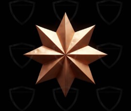 AI-generated metallic logo designs polished gold, silver, and chrome metallic symbol logos for business branding. 38 UHD logo concepts ready for your company by Art by Innovation.