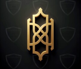 AI-generated metallic logo designs polished gold, silver, and chrome metallic symbol logos for business branding. 38 UHD logo concepts ready for your company by Art by Innovation.