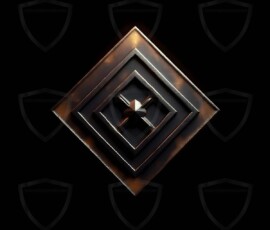 AI-generated metallic logo designs polished gold, silver, and chrome metallic symbol logos for business branding. 38 UHD logo concepts ready for your company by Art by Innovation.