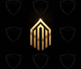 AI-generated metallic logo designs polished gold, silver, and chrome metallic symbol logos for business branding. 38 UHD logo concepts ready for your company by Art by Innovation.