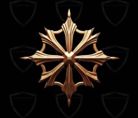 AI-generated metallic logo designs polished gold, silver, and chrome metallic symbol logos for business branding. 38 UHD logo concepts ready for your company by Art by Innovation.