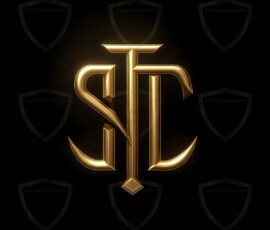 AI-generated metallic logo designs polished gold, silver, and chrome metallic symbol logos for business branding. 38 UHD logo concepts ready for your company by Art by Innovation.