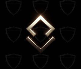 AI-generated metallic logo designs polished gold, silver, and chrome metallic symbol logos for business branding. 38 UHD logo concepts ready for your company by Art by Innovation.