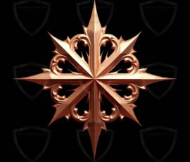AI-generated metallic logo designs polished gold, silver, and chrome metallic symbol logos for business branding. 38 UHD logo concepts ready for your company by Art by Innovation.