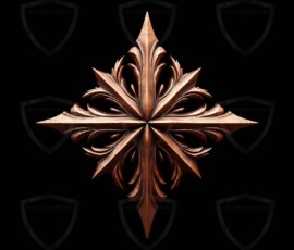 AI-generated metallic logo designs polished gold, silver, and chrome metallic symbol logos for business branding. 38 UHD logo concepts ready for your company by Art by Innovation.