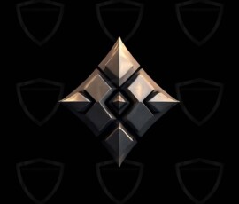 AI-generated metallic logo designs polished gold, silver, and chrome metallic symbol logos for business branding. 38 UHD logo concepts ready for your company by Art by Innovation.