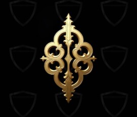 AI-generated metallic logo designs polished gold, silver, and chrome metallic symbol logos for business branding. 38 UHD logo concepts ready for your company by Art by Innovation.