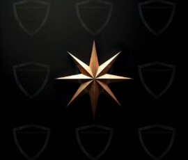AI-generated metallic logo designs polished gold, silver, and chrome metallic symbol logos for business branding. 38 UHD logo concepts ready for your company by Art by Innovation.