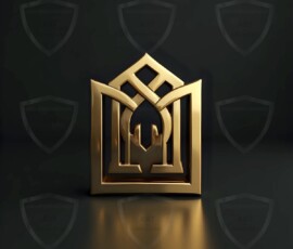 AI-generated metallic logo designs polished gold, silver, and chrome metallic symbol logos for business branding. 38 UHD logo concepts ready for your company by Art by Innovation.