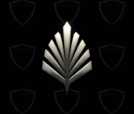 AI-generated metallic logo designs polished gold, silver, and chrome metallic symbol logos for business branding. 38 UHD logo concepts ready for your company by Art by Innovation.