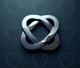AI-generated metallic logo designs polished gold, silver, and chrome metallic symbol logos for business branding. 38 UHD logo concepts ready for your company by Art by Innovation.