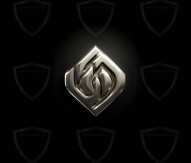 AI-generated metallic logo designs polished gold, silver, and chrome metallic symbol logos for business branding. 38 UHD logo concepts ready for your company by Art by Innovation.