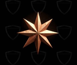 AI-generated metallic logo designs polished gold, silver, and chrome metallic symbol logos for business branding. 38 UHD logo concepts ready for your company by Art by Innovation.