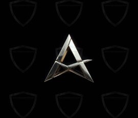 AI-generated metallic logo designs polished gold, silver, and chrome metallic symbol logos for business branding. 38 UHD logo concepts ready for your company by Art by Innovation.