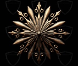 AI-generated metallic logo designs polished gold, silver, and chrome metallic symbol logos for business branding. 38 UHD logo concepts ready for your company by Art by Innovation.