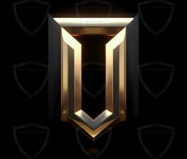 AI-generated metallic logo designs polished gold, silver, and chrome metallic symbol logos for business branding. 38 UHD logo concepts ready for your company by Art by Innovation.