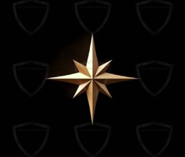 AI-generated metallic logo designs polished gold, silver, and chrome metallic symbol logos for business branding. 38 UHD logo concepts ready for your company by Art by Innovation.