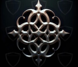 AI-generated metallic logo designs polished gold, silver, and chrome metallic symbol logos for business branding. 38 UHD logo concepts ready for your company by Art by Innovation.