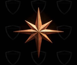 AI-generated metallic logo designs polished gold, silver, and chrome metallic symbol logos for business branding. 38 UHD logo concepts ready for your company by Art by Innovation.