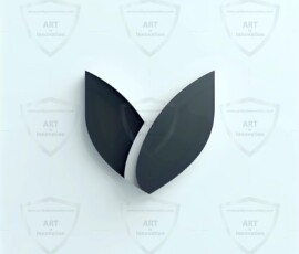 AI-generated clean simple logo designs minimal modern logos for business and personal branding. 76 UHD logo concepts ready for your company by Art by Innovation.