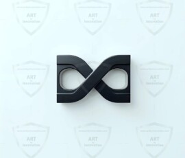 AI-generated clean simple logo designs minimal modern logos for business and personal branding. 76 UHD logo concepts ready for your company by Art by Innovation.