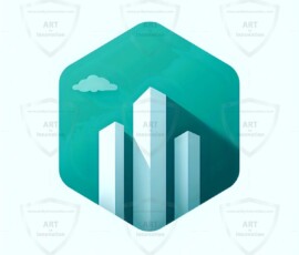 AI-generated clean simple logo designs minimal modern logos for business and personal branding. 76 UHD logo concepts ready for your company by Art by Innovation.