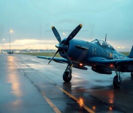 AI-generated military plane art - P-51 Mustangs, Spitfires, F-22 Raptors, vintage warbirds and modern fighters. Photorealistic UHD wallpapers by Art by Innovation.