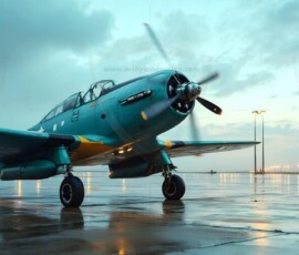 AI-generated military plane art - P-51 Mustangs, Spitfires, F-22 Raptors, vintage warbirds and modern fighters. Photorealistic UHD wallpapers by Art by Innovation.