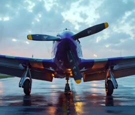 AI-generated military plane art - P-51 Mustangs, Spitfires, F-22 Raptors, vintage warbirds and modern fighters. Photorealistic UHD wallpapers by Art by Innovation.