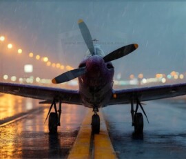 AI-generated military plane art - P-51 Mustangs, Spitfires, F-22 Raptors, vintage warbirds and modern fighters. Photorealistic UHD wallpapers by Art by Innovation.