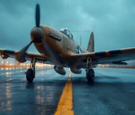AI-generated military plane art - P-51 Mustangs, Spitfires, F-22 Raptors, vintage warbirds and modern fighters. Photorealistic UHD wallpapers by Art by Innovation.