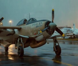 AI-generated military plane art - P-51 Mustangs, Spitfires, F-22 Raptors, vintage warbirds and modern fighters. Photorealistic UHD wallpapers by Art by Innovation.