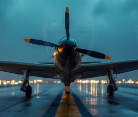 AI-generated military plane art - P-51 Mustangs, Spitfires, F-22 Raptors, vintage warbirds and modern fighters. Photorealistic UHD wallpapers by Art by Innovation.