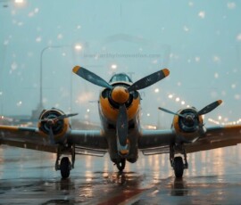 AI-generated military plane art - P-51 Mustangs, Spitfires, F-22 Raptors, vintage warbirds and modern fighters. Photorealistic UHD wallpapers by Art by Innovation.