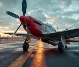 AI-generated military plane art - P-51 Mustangs, Spitfires, F-22 Raptors, vintage warbirds and modern fighters. Photorealistic UHD wallpapers by Art by Innovation.